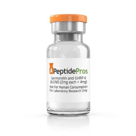 Sermorelin and GHRP-6 BLEND (2mg each = 4mg total)